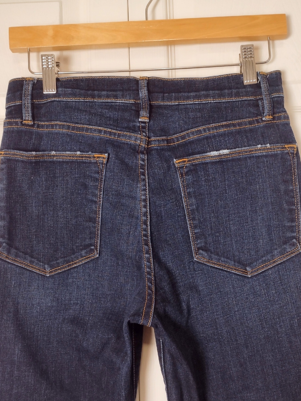 Frame Denim Le High Straight Jeans Snap Ankle Split Hem - Picture 9 of 16